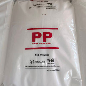 Hanwha TotalEnergies PP Resin – Impact Copolymer/Homopolymer high temperature resistance/Terpolymer Cast Film Series (Officially Authorized Tier-1 Distributor, Bonded Warehouse Available, Genuine Guaranteed)